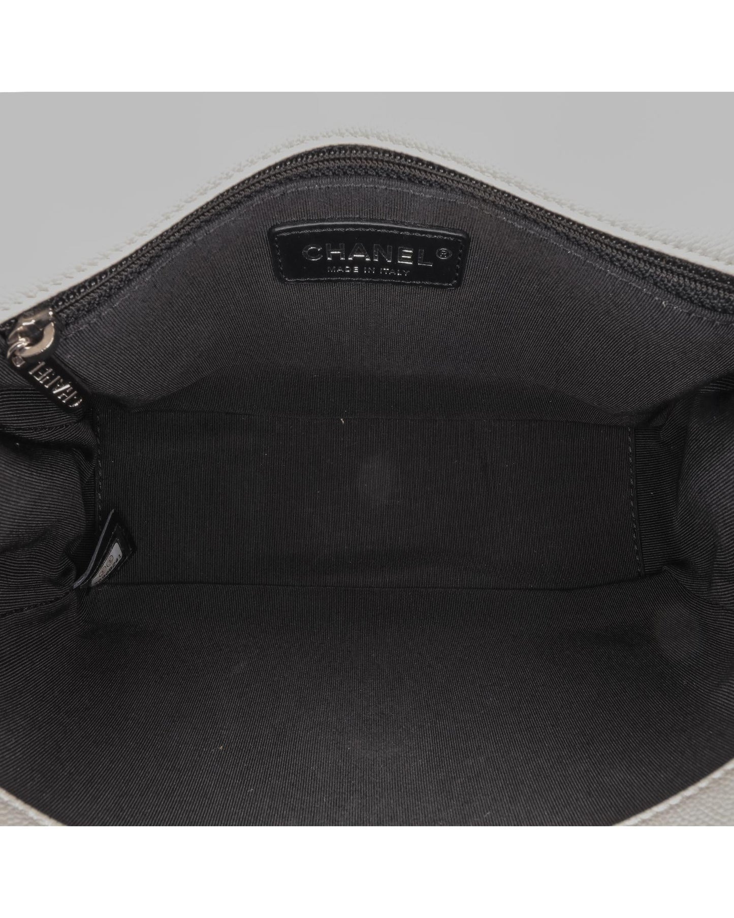 Medium Quilted Caviar Leather Crossbody Bag with Chain Strap