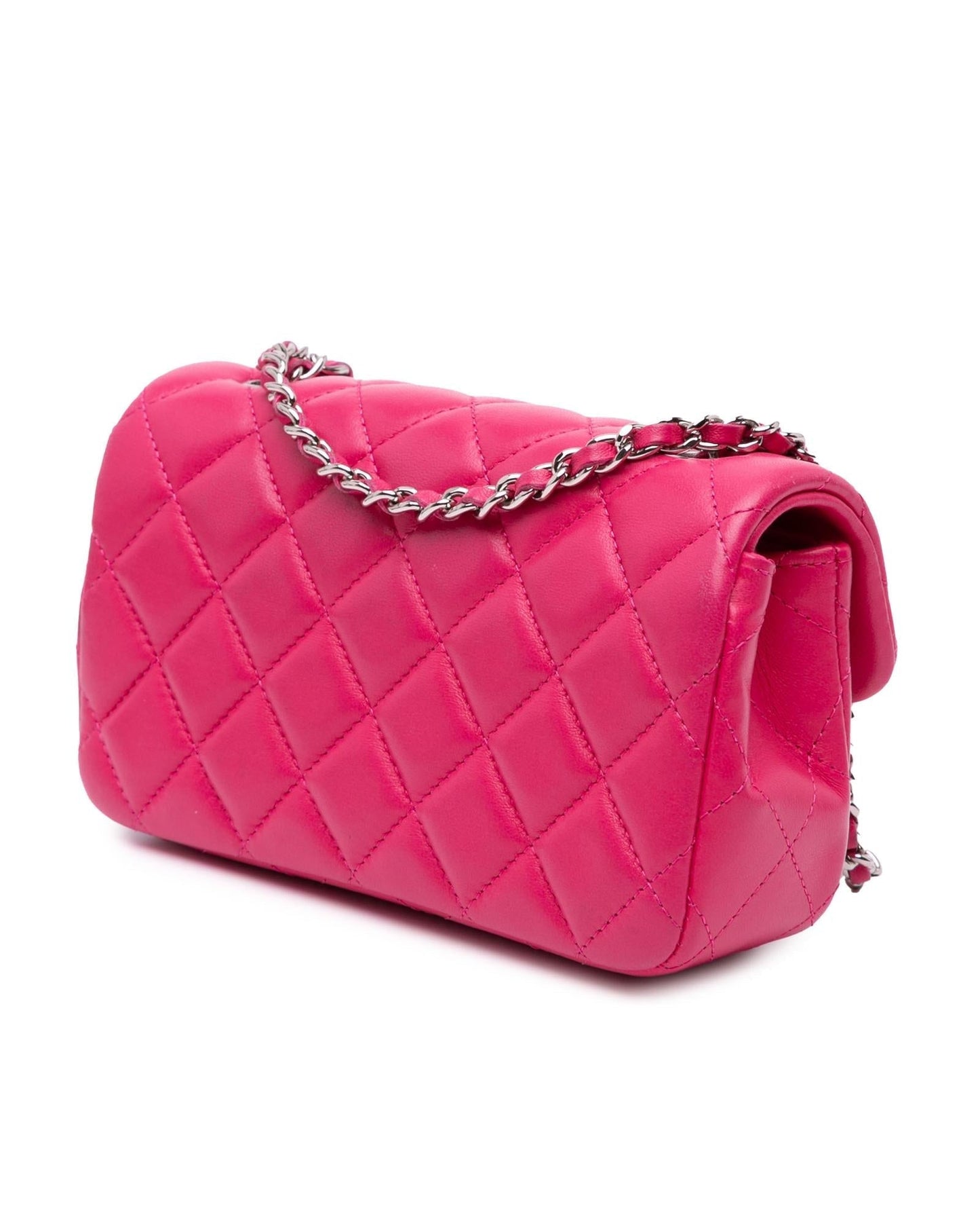 Extra Mini Rectangular Classic Lambskin Crossbody Bag
