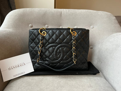 Chanel Caviar Black Luxury Tote