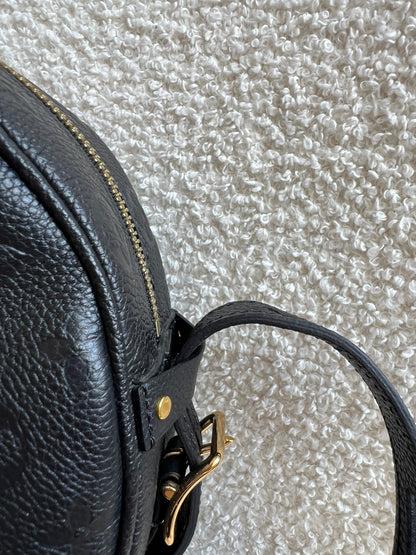 Louis Vuitton Boite Chapeau Souple MM Black Empreinte (RRP £2590)