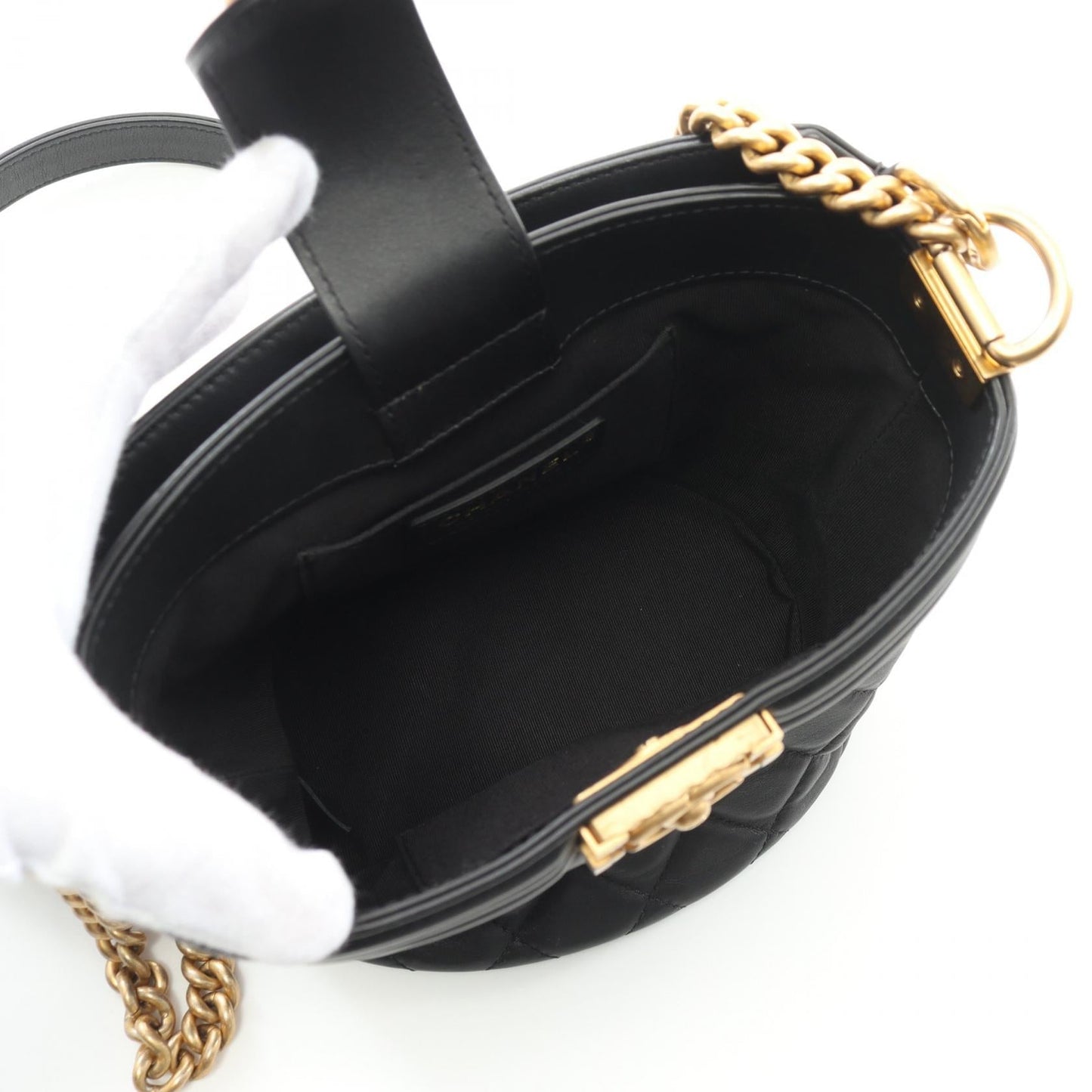 Chanel Boy Lambskin Shoulder Bag Style 5