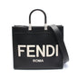 Fendi Sunshine Leather Red Tote Bag Style 12