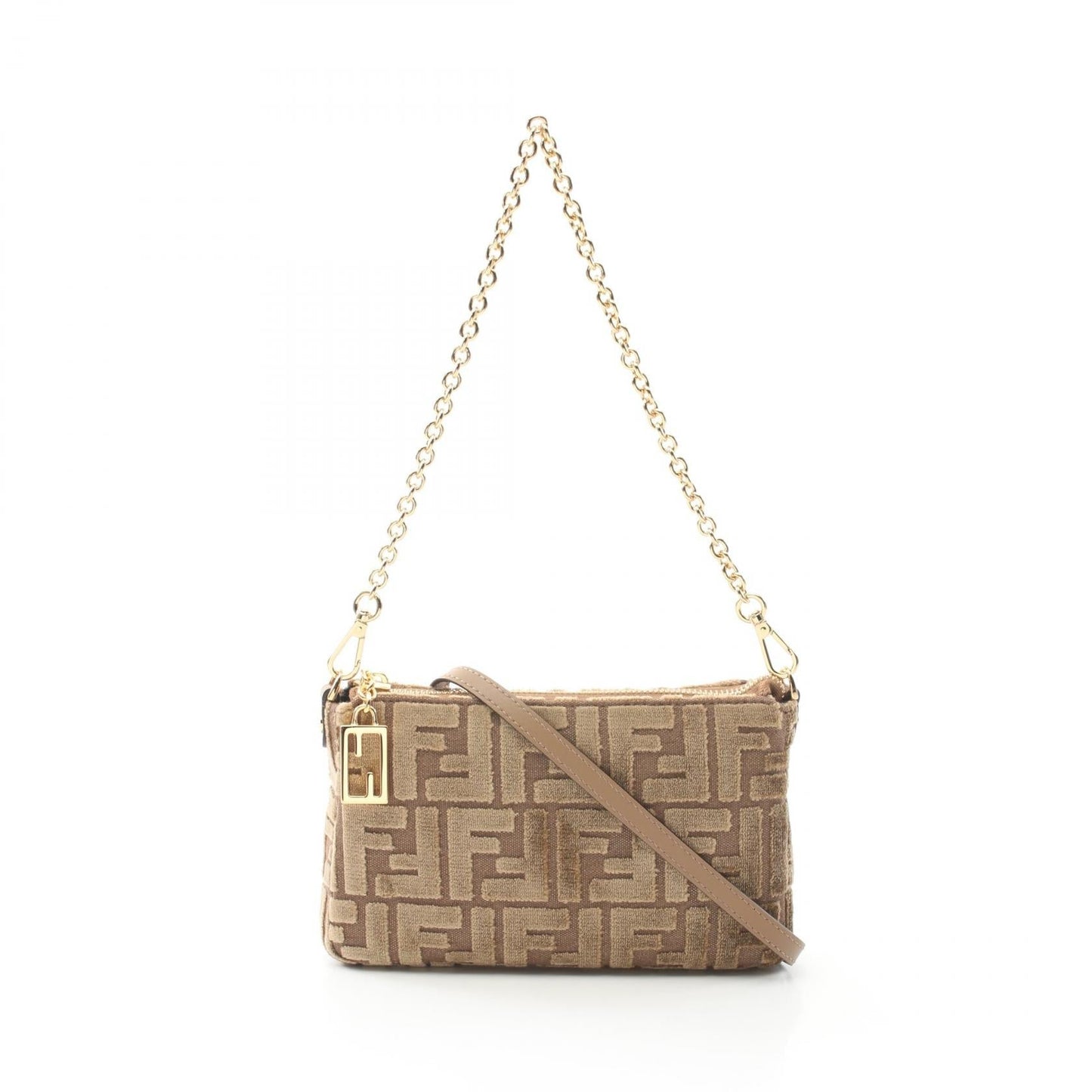 Fendi Baguette Pouch Fabric 2Way Bag