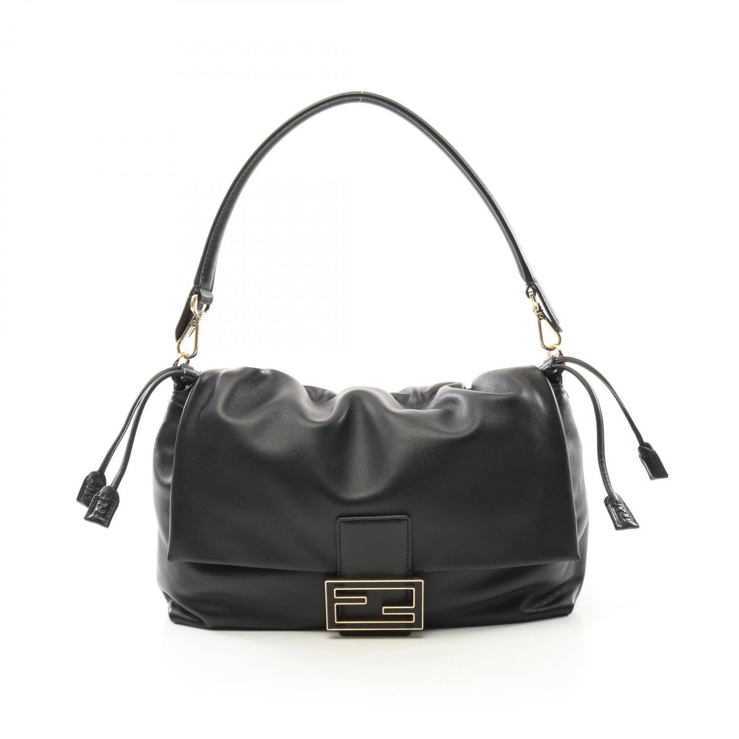 Fendi Mamma Baguette Leather Red Shoulder Bag Style 2
