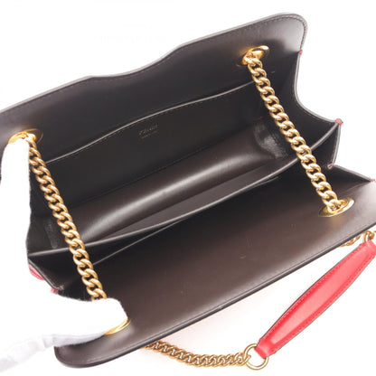 Fendi Kan I Calf Leather Shoulder Bag