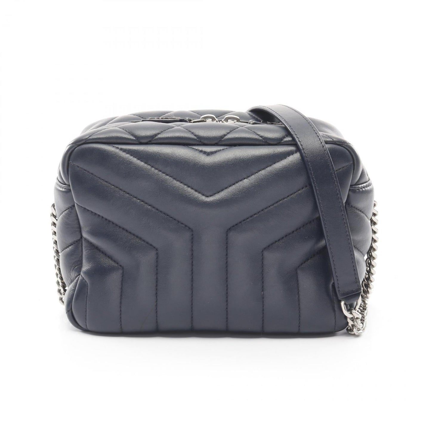 Saint Laurent Loulou Bowling Leather Shoulder Bag