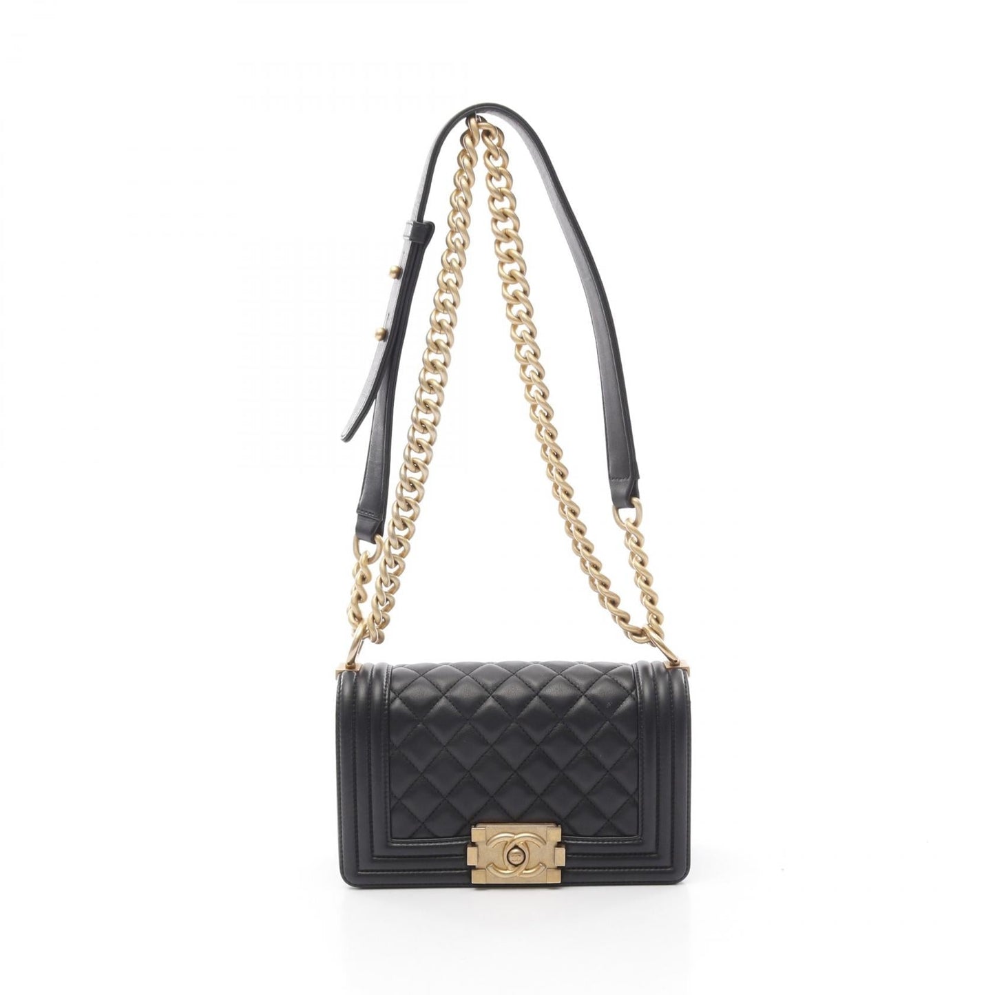 Chanel Boy Leather Shoulder Bag Style 13