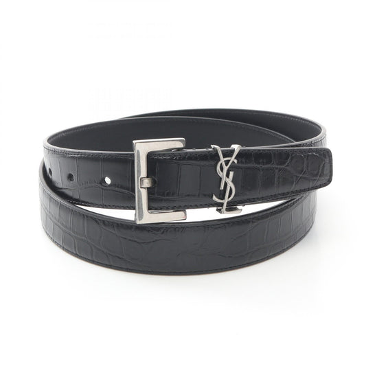 Saint Laurent Cassandra Leather Belt