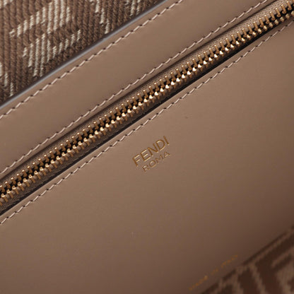 Fendi Roll Leather Red Tote Bag Style 3