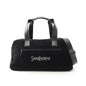 Saint Laurent Paris Nux Leather Fabric Boston Bag