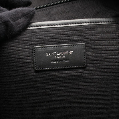 Saint Laurent Paris Classic City California Canvas Leather Backpack