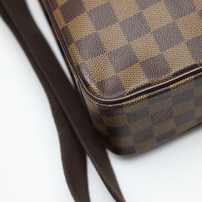 LOUIS VUITTON Shoulder Bag N41149 Damier canvas Brown Crossbody Damier Shelton MM Women Used