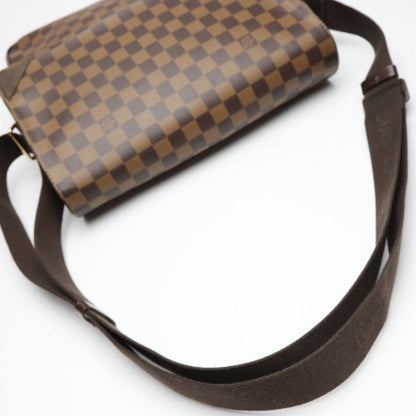 LOUIS VUITTON Shoulder Bag N41149 Damier canvas Brown Crossbody Damier Shelton MM Women Used