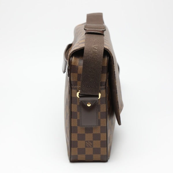 LOUIS VUITTON Shoulder Bag N41149 Damier canvas Brown Crossbody Damier Shelton MM Women Used