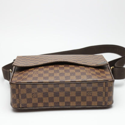 LOUIS VUITTON Shoulder Bag N41149 Damier canvas Brown Crossbody Damier Shelton MM Women Used