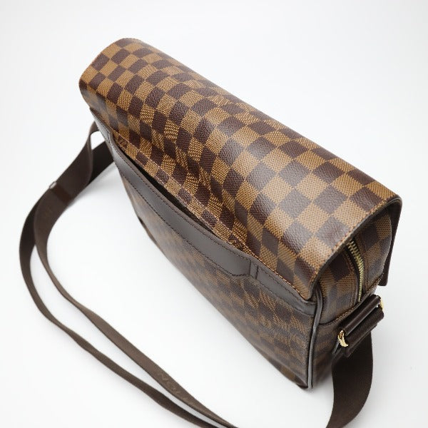 LOUIS VUITTON Shoulder Bag N41149 Damier canvas Brown Crossbody Damier Shelton MM Women Used