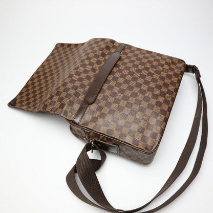 LOUIS VUITTON Shoulder Bag N41149 Damier canvas Brown Crossbody Damier Shelton MM Women Used