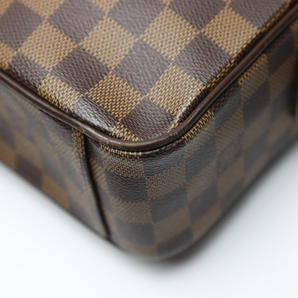 LOUIS VUITTON Shoulder Bag N41149 Damier canvas Brown Crossbody Damier Shelton MM Women Used