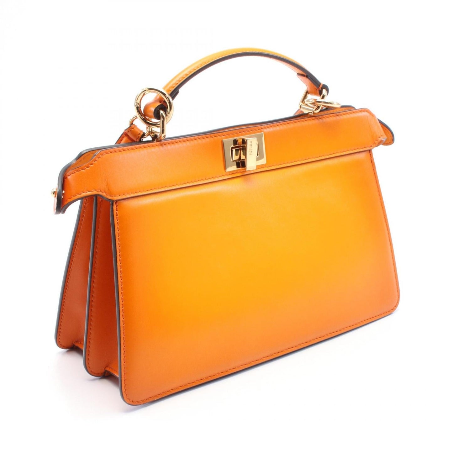 Fendi Mamma Baguette Leather Red Shoulder Bag Style 3