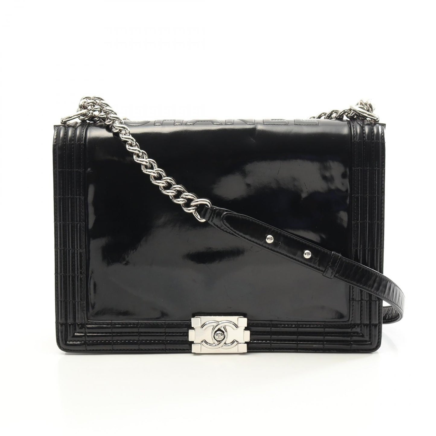 Chanel Boy Leather Shoulder Bag Style 17