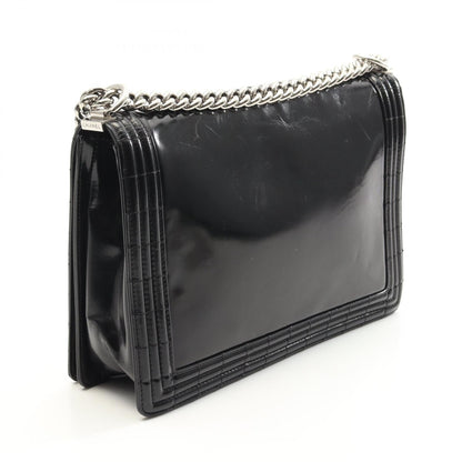 Chanel Boy Leather Shoulder Bag Style 17