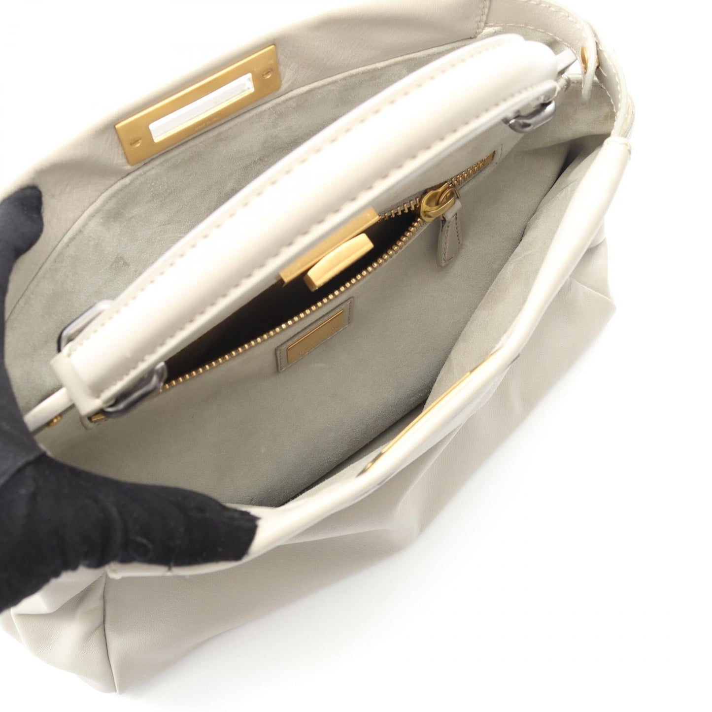 Fendi Peekaboo Leather Handbag