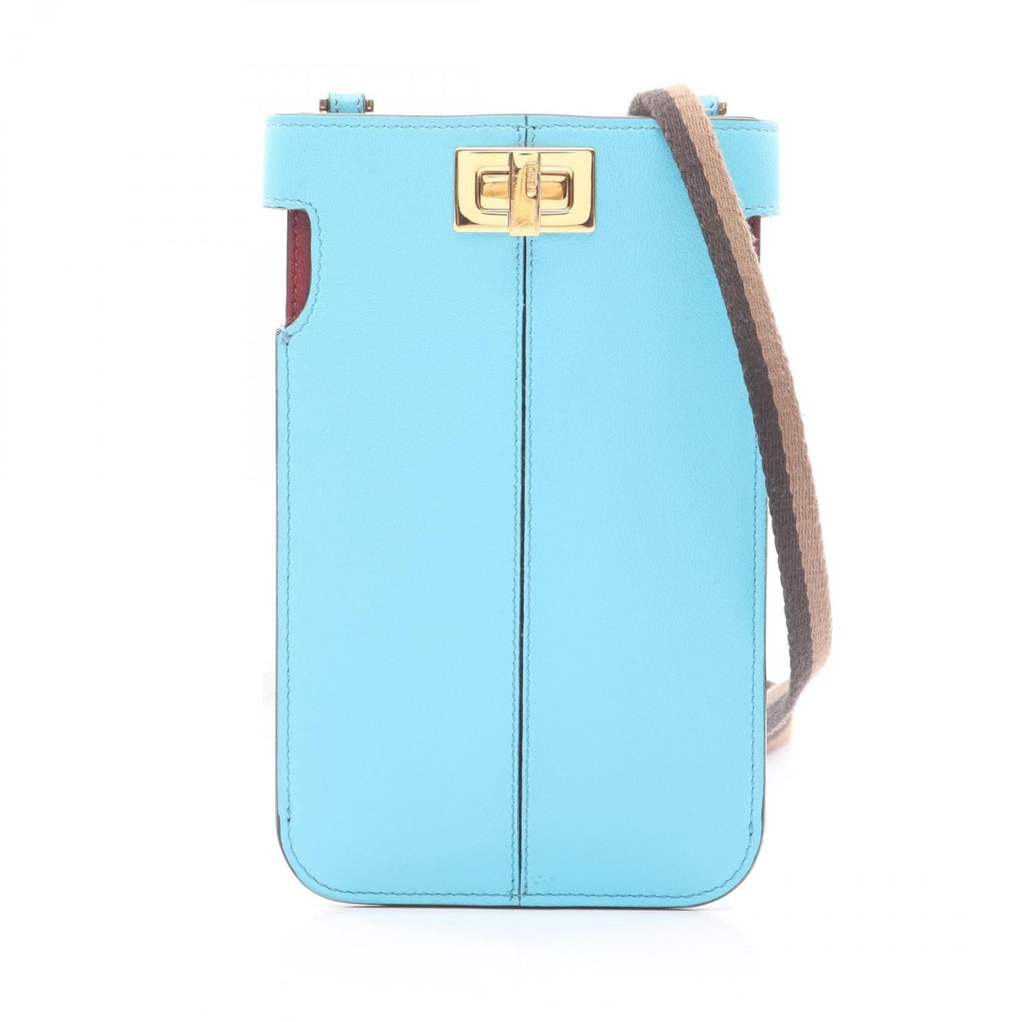 Fendi Leather Red Shoulder Bag Style 13