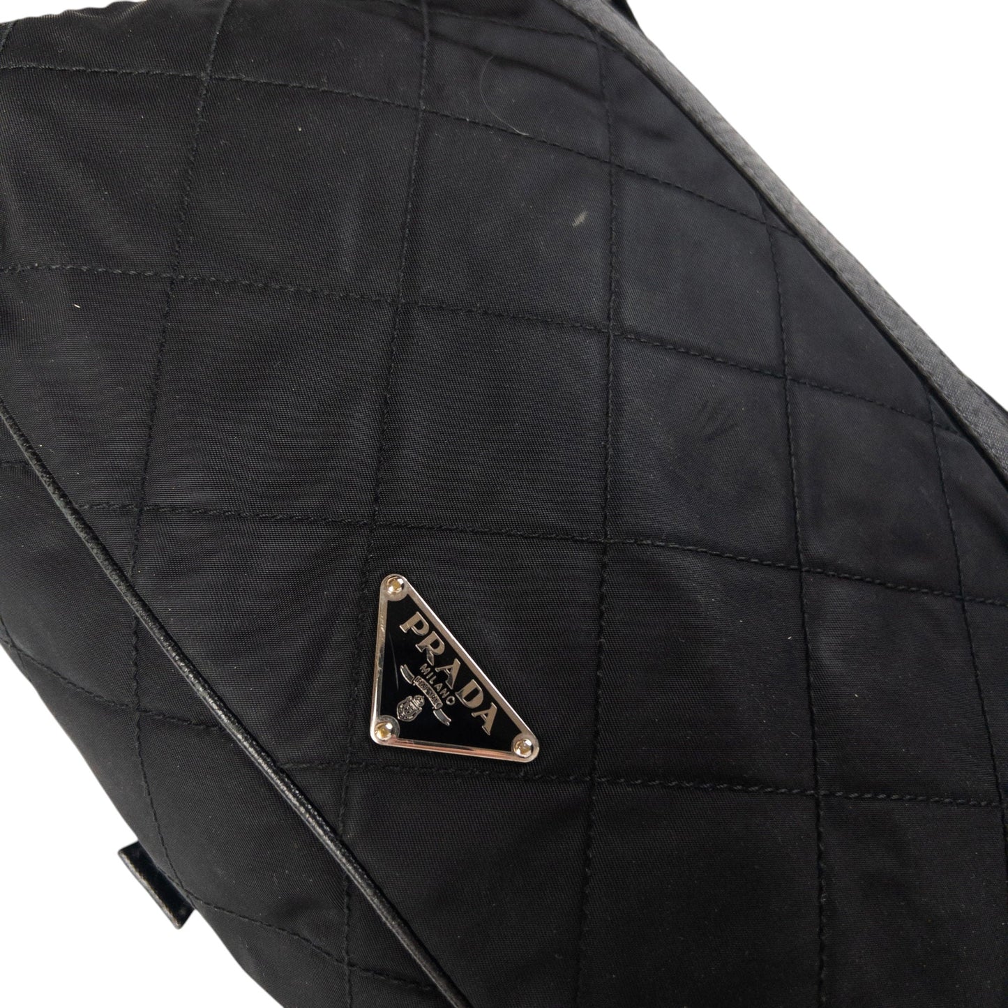 Vintage Prada Quilted Crossbody Bag