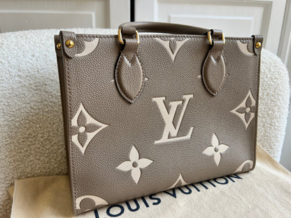 Louis Vuitton On the Go Bicolour PM Empreinte (RRP £2,520)