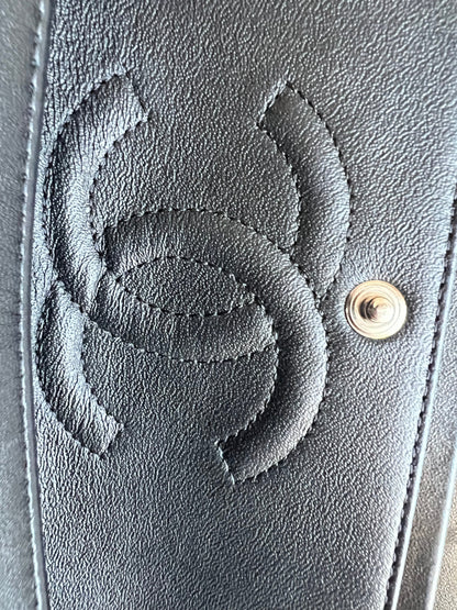 Chanel Medium Classic Flap in Black Patent Leather