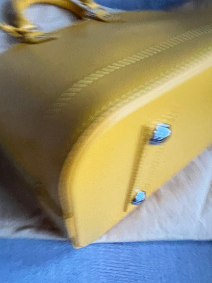 Louis Vuitton Alma PM Citron Yellow Epi (RRP £1780)
