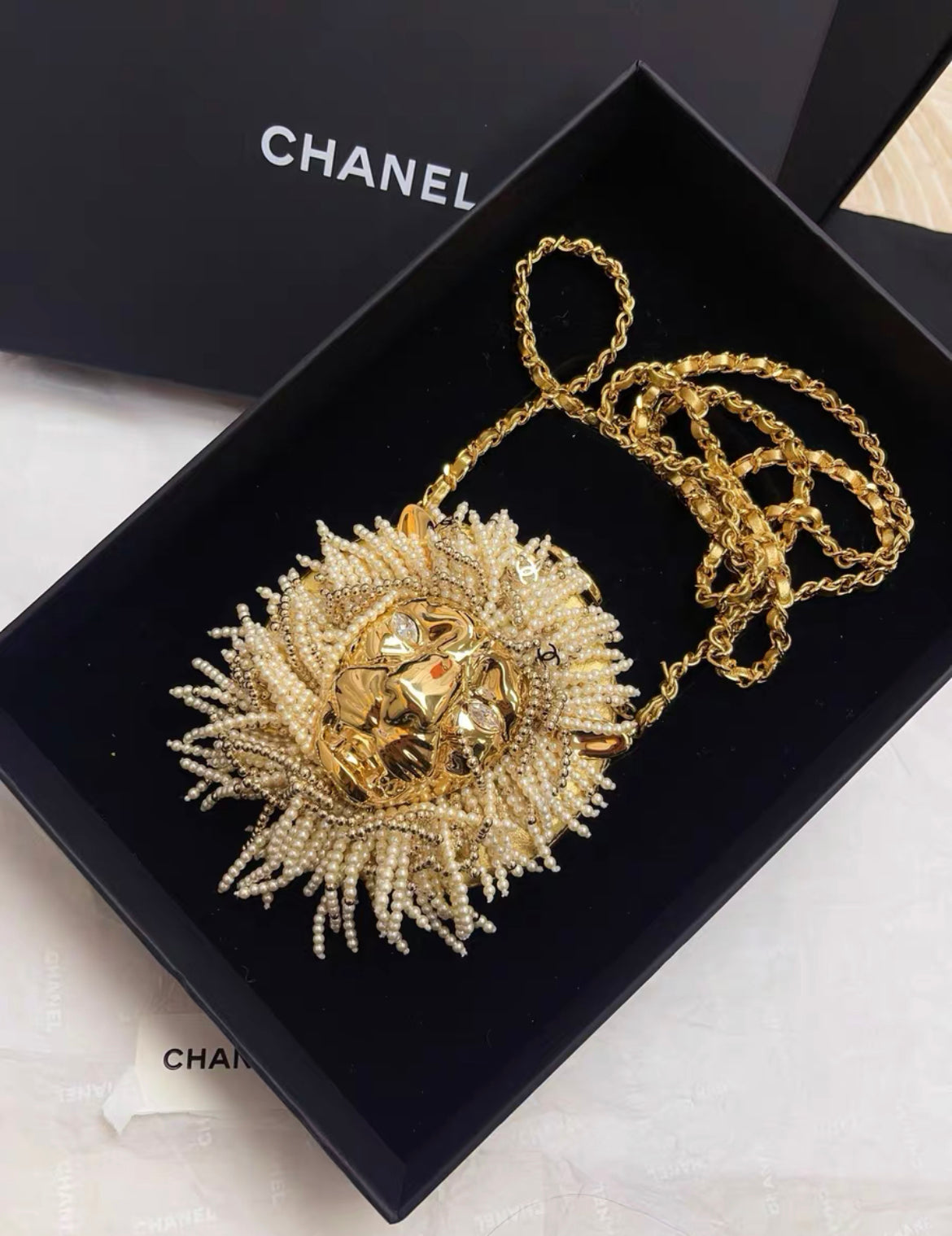 Chanel Luxury Lambskin Gold Handbag Style 2