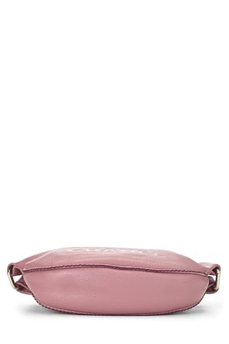 Chanel,  Pink Calfskin Crossbody Small, Pink