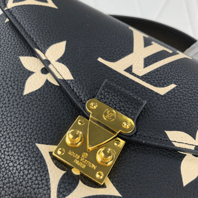 Makersluxe - Monogram Crossbody Bag Black