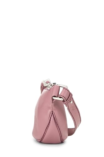 Chanel,  Pink Calfskin Crossbody Small, Pink