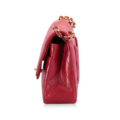 Chanel 2 55 Leather Gold Shoulder Bag