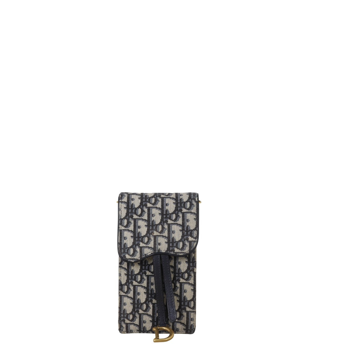 Dior Vertical Saddle Pouch Oblique