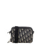 Dior Double Zip Pouch with Strap Oblique