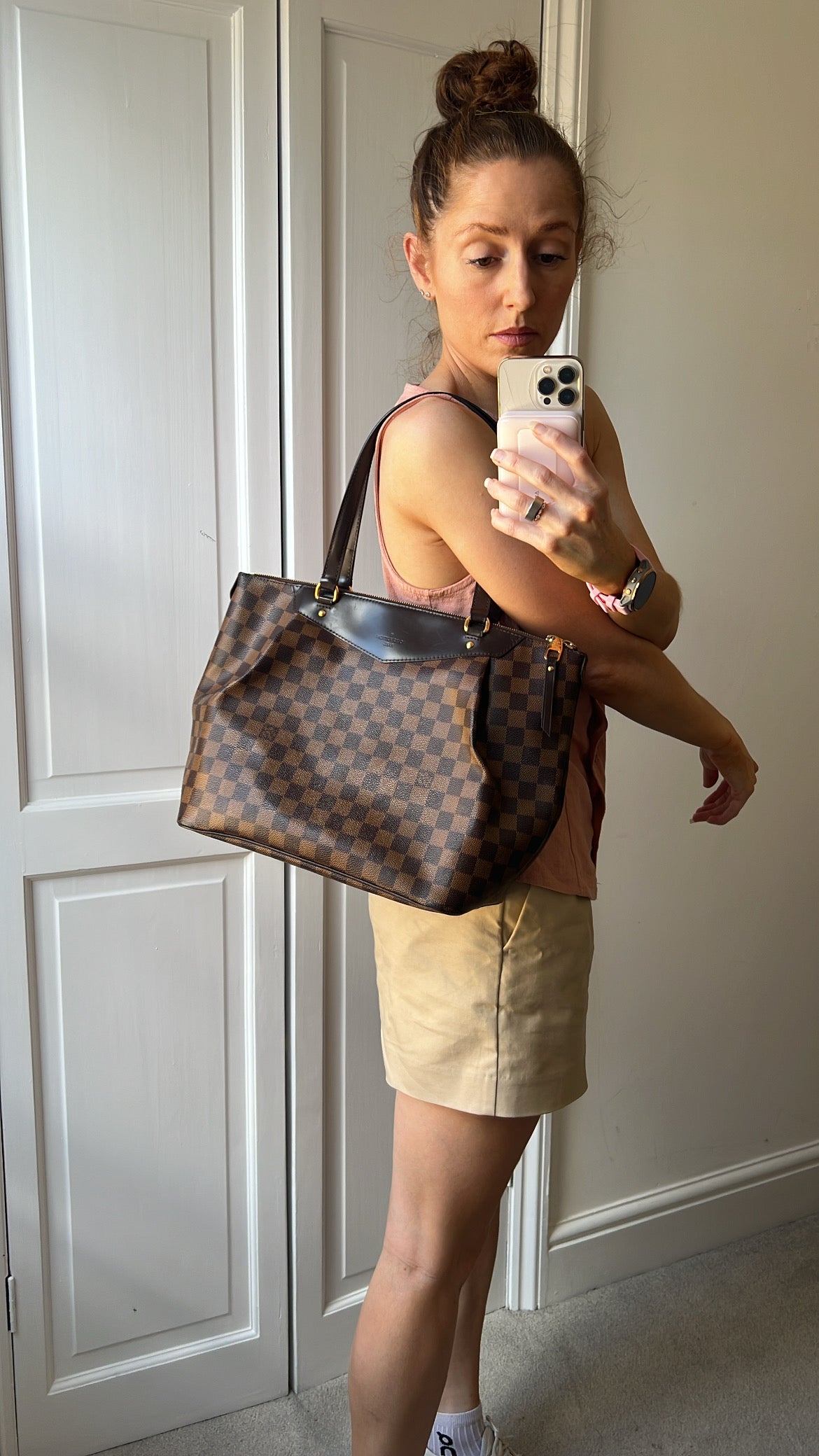 Louis Vuitton Westminster MM Tote Damier Ebene