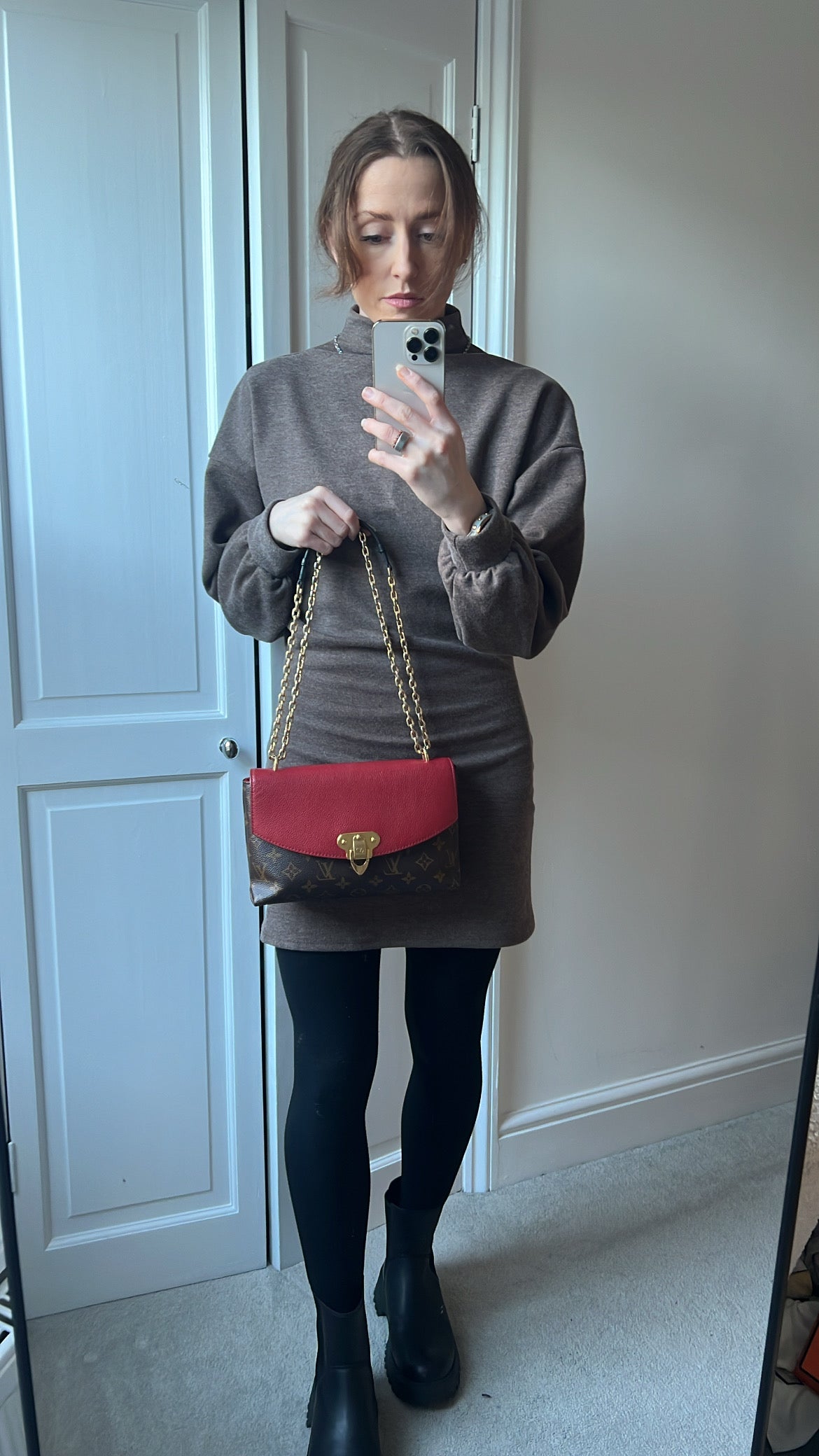 Louis Vuitton Saint Placide Monogram Red