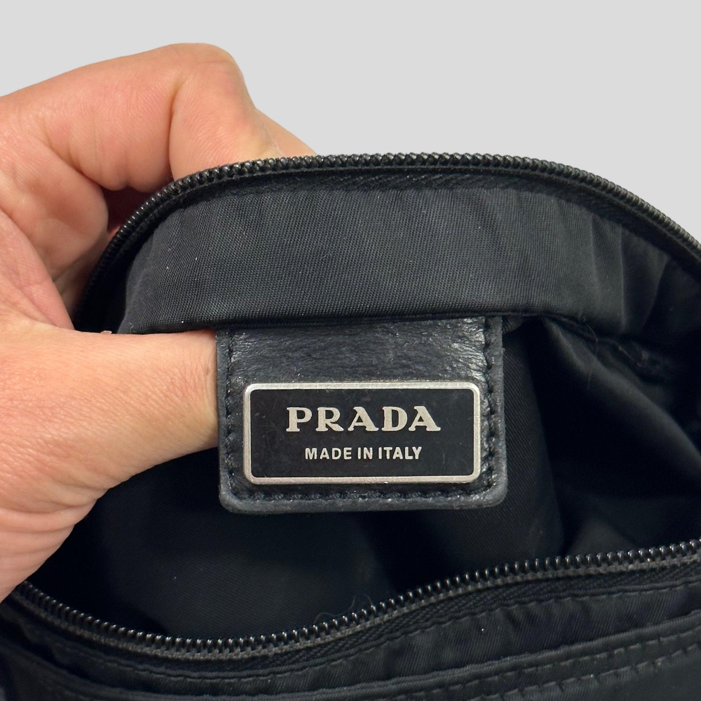 Prada Milano 00’s Nylon Rectangle Crossbody Bag