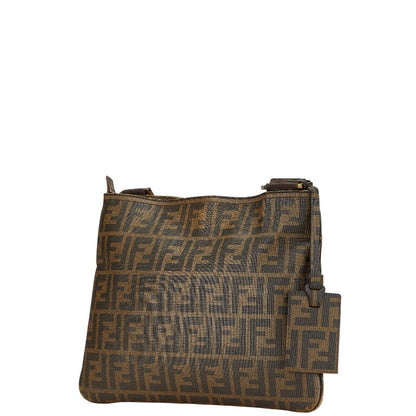 Fendi Zucca Pvc Leather Shoulder Bag