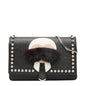 Fendi Karlito Studs Leather Shoulder Bag