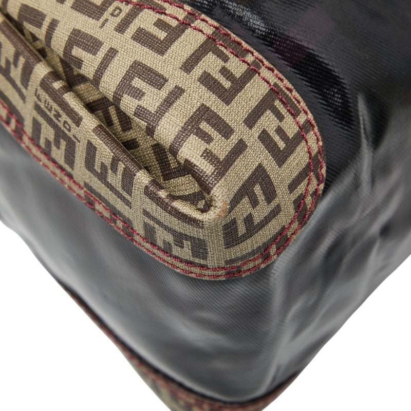 Fendi Zucca Patent Pvc Tote Bag