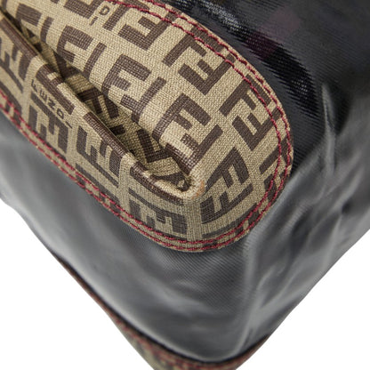 Fendi Zucca Patent Pvc Tote Bag