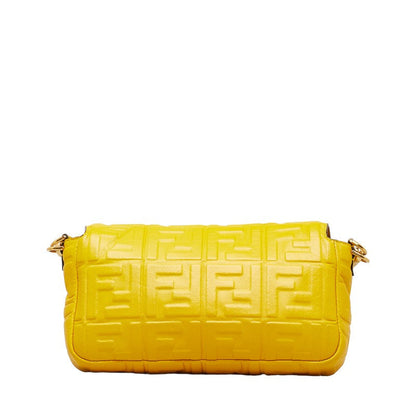 Fendi Zucca Leather Shoulder Bag