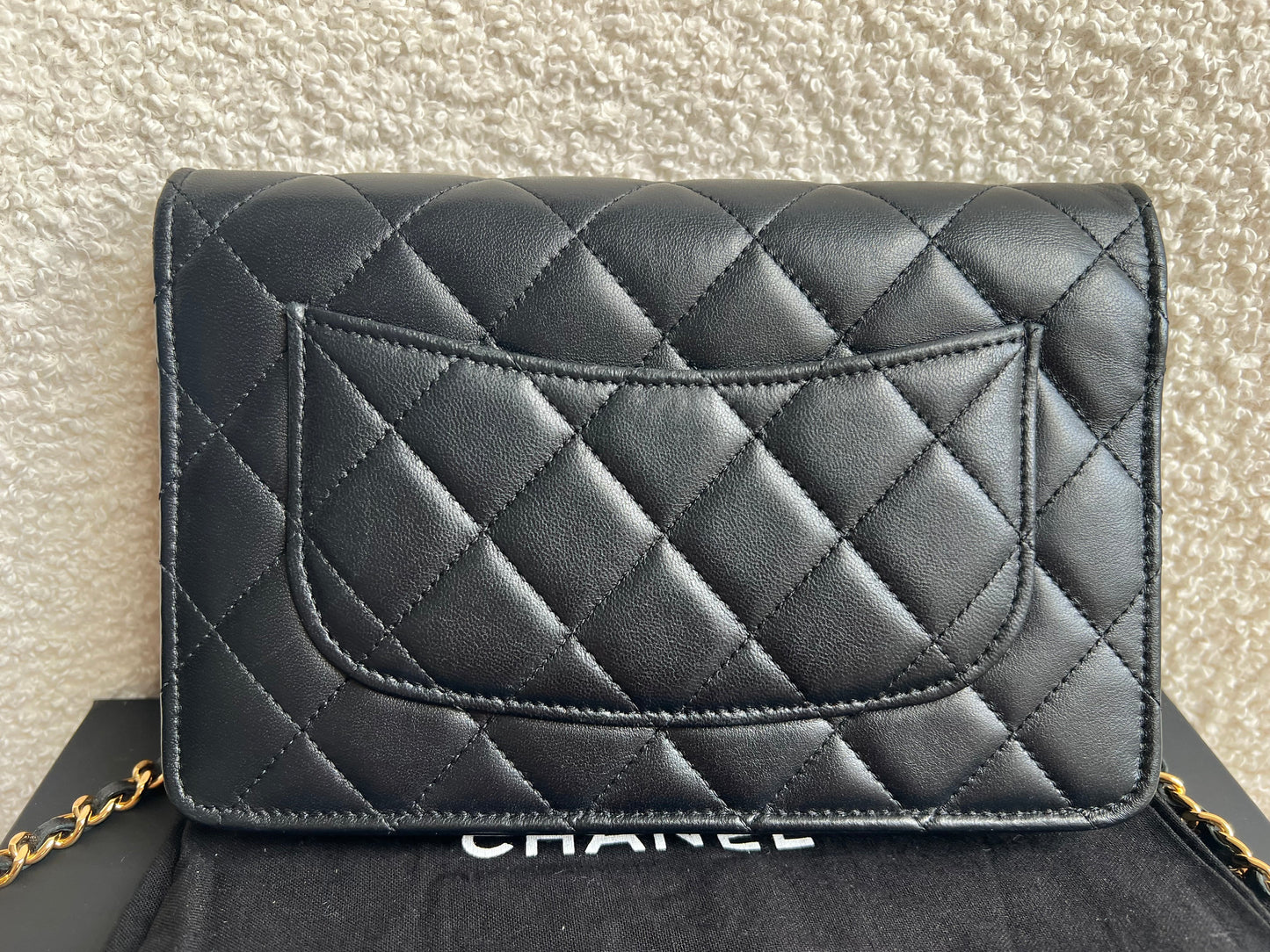 Chanel Wallet on Chain in Black Lambskin Gold Hardware (RRP £2,930)