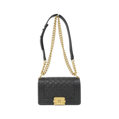Chanel Boy Lambskin Shoulder Bag Style 13