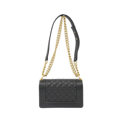 Chanel Boy Lambskin Shoulder Bag Style 13