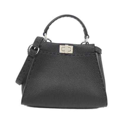 Fendi Peekaboo Leather Red Handbag Style 20